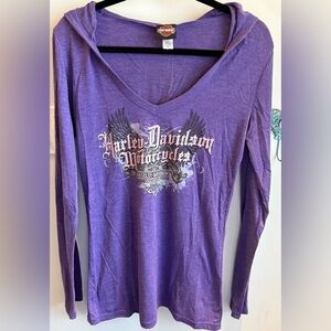 Harley-Davidson Purple Women's Top